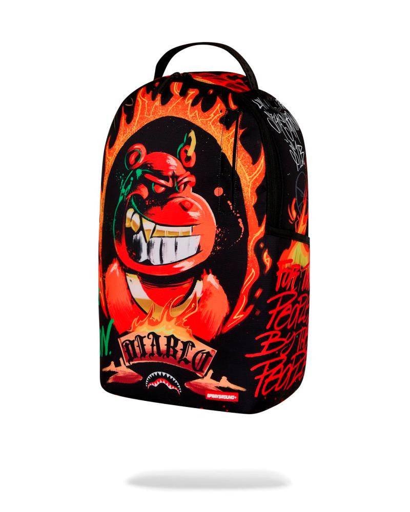 SPRAYGROUND DIABLO BURNING BILLION DIABLO BILL DLXSR BACKPACK