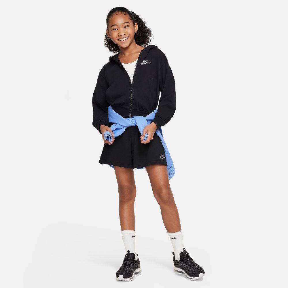 NIKE NSW GIRLS JERSEY FULL-ZIP HOODIE