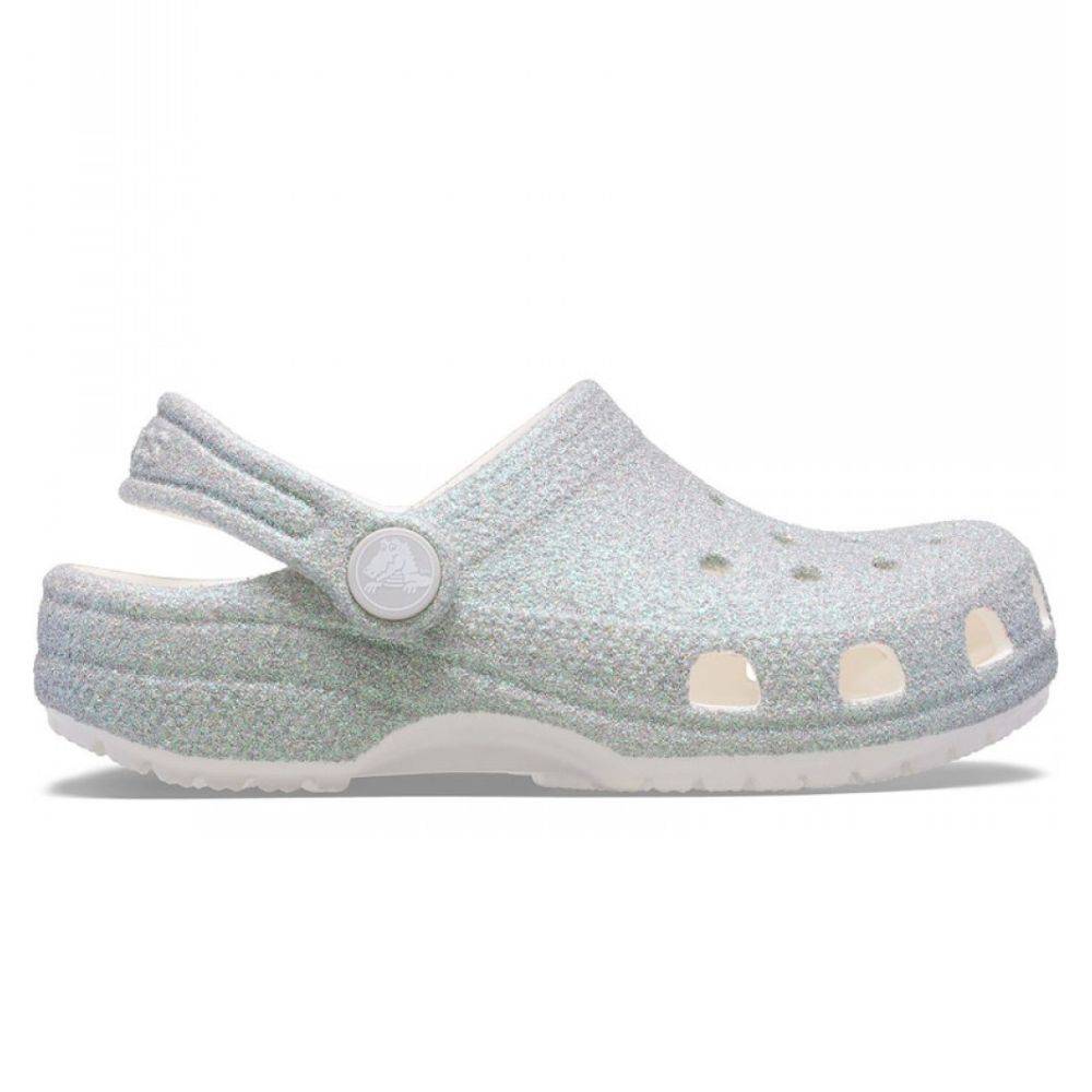 CROCS CLASSIC IRIDESCENT GLITTER KIDS CLOG