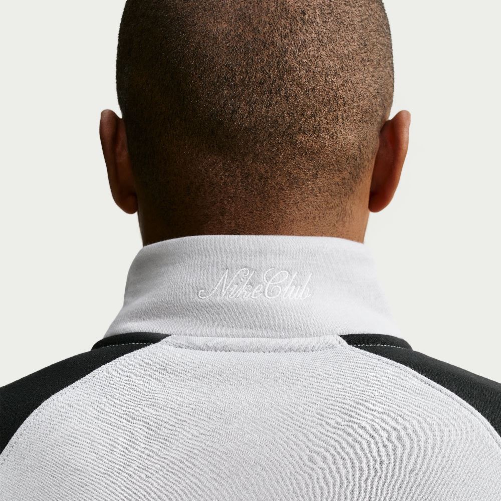 NIKE CLUB 1/2 ZIP FLEECE TOP