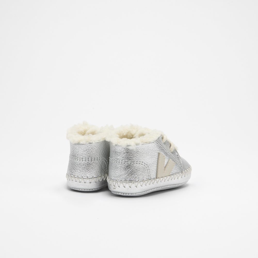 VEJA BABY FURED LEATHER CRIB