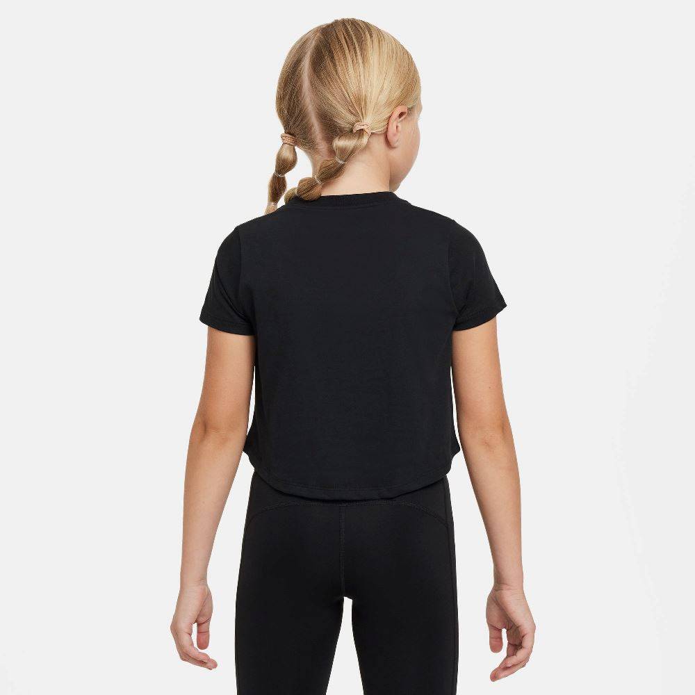 NIKE GIRLS DRI-FIT DFCT CROPPED TOP