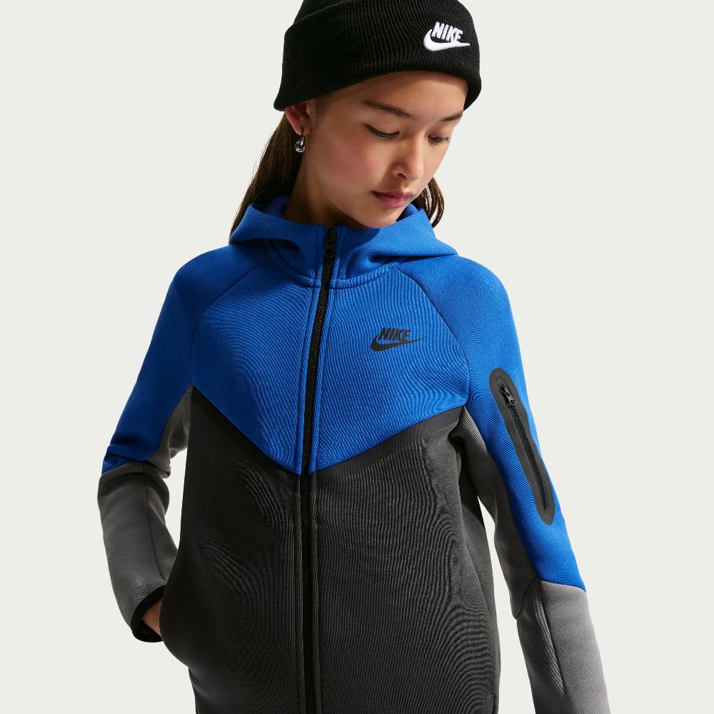 NIKE SPORTSWEAR KIDS TECH FLEECE FULL-ZIP