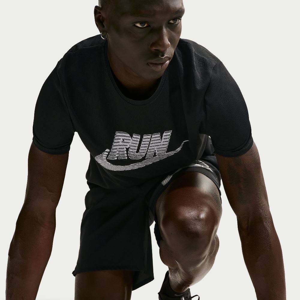 NIKE DRI-FIT UV-PROTECTION SS RUN TOP
