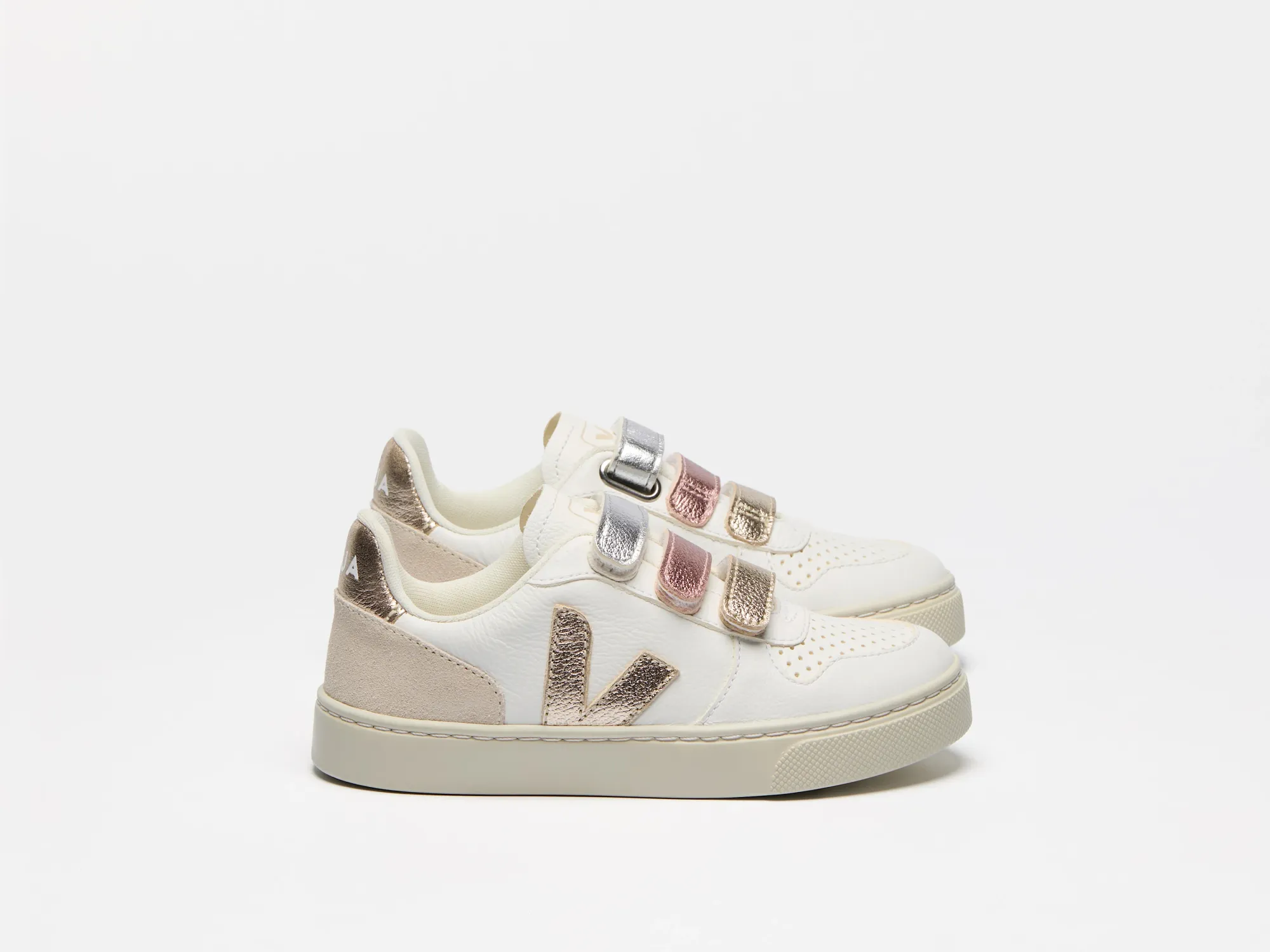 VEJA V-10 CHROME-FREE LEATHER INFANT