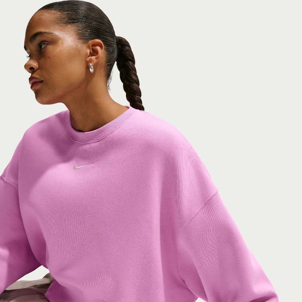 NIKE WOMENS PHOENIX FLEECE OVERSIZE CREW