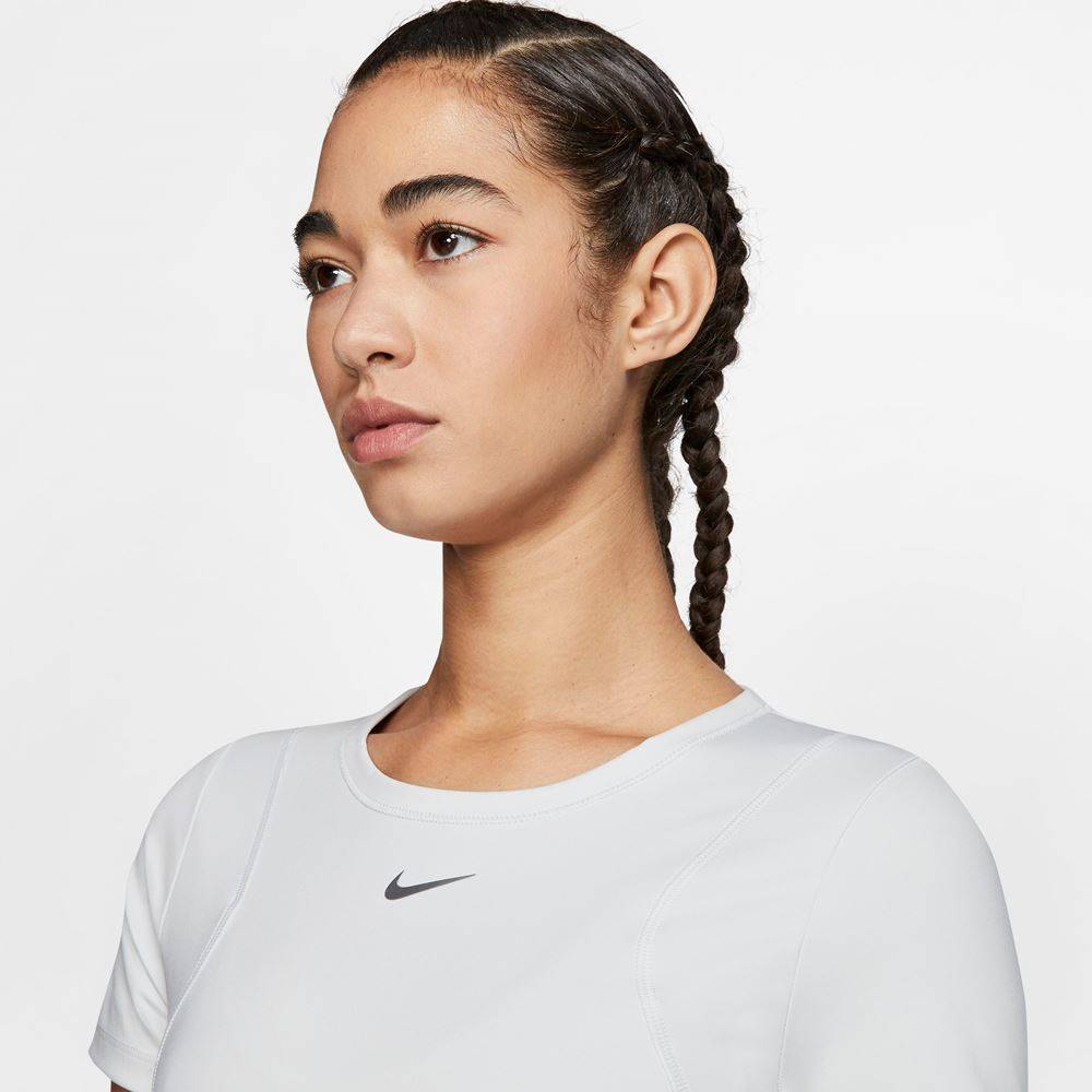 NIKE PRO AEROADAPT SS CROP TOP WOMENS