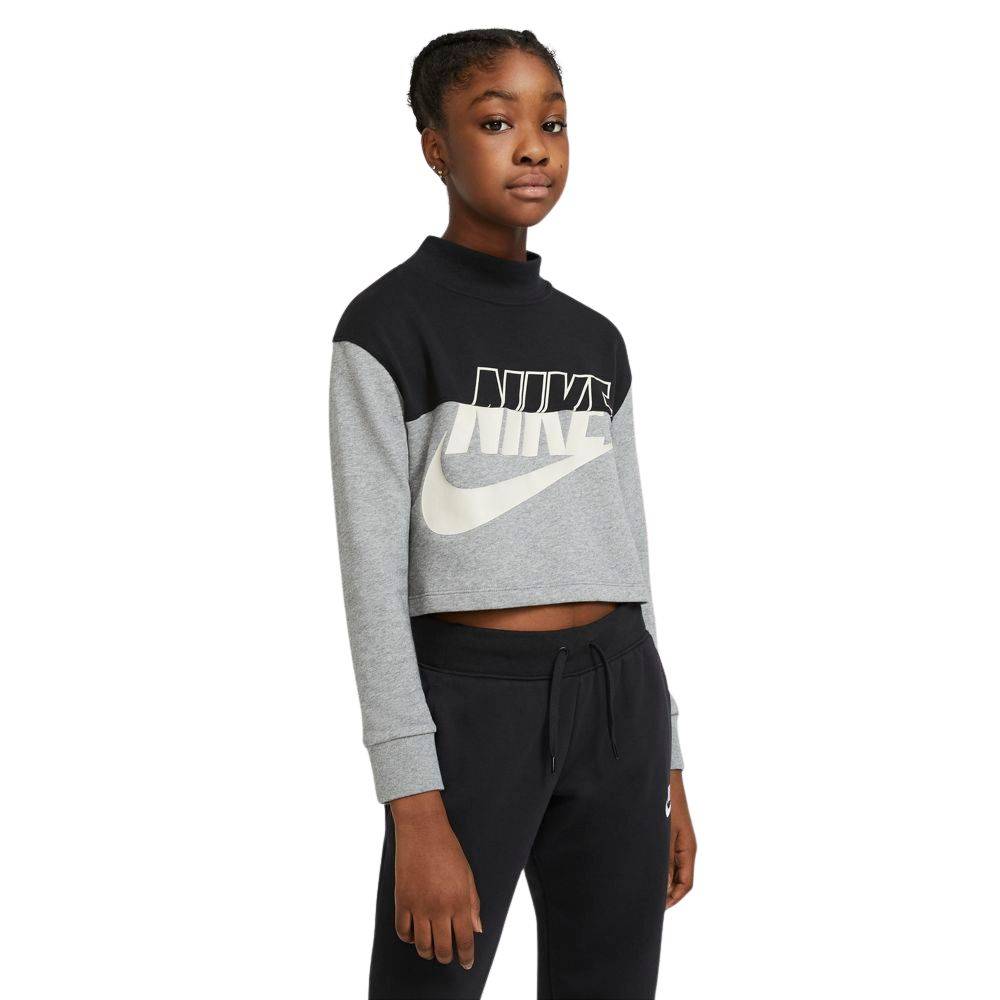 NIKE NSW GIRLS FRENCH TERRY CROPPED CREW