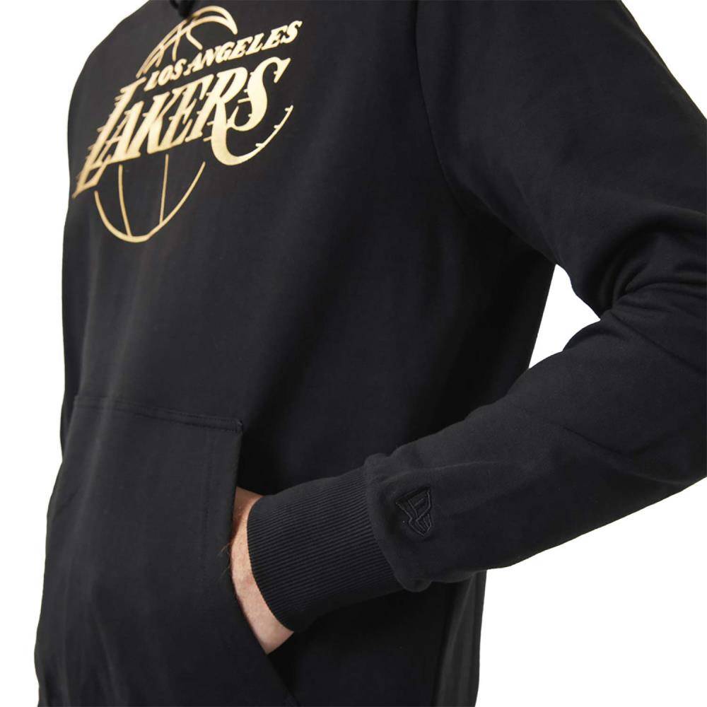 NEW ERA NBA LOS ANGELES LAKERS FOIL PRINT HOODIE