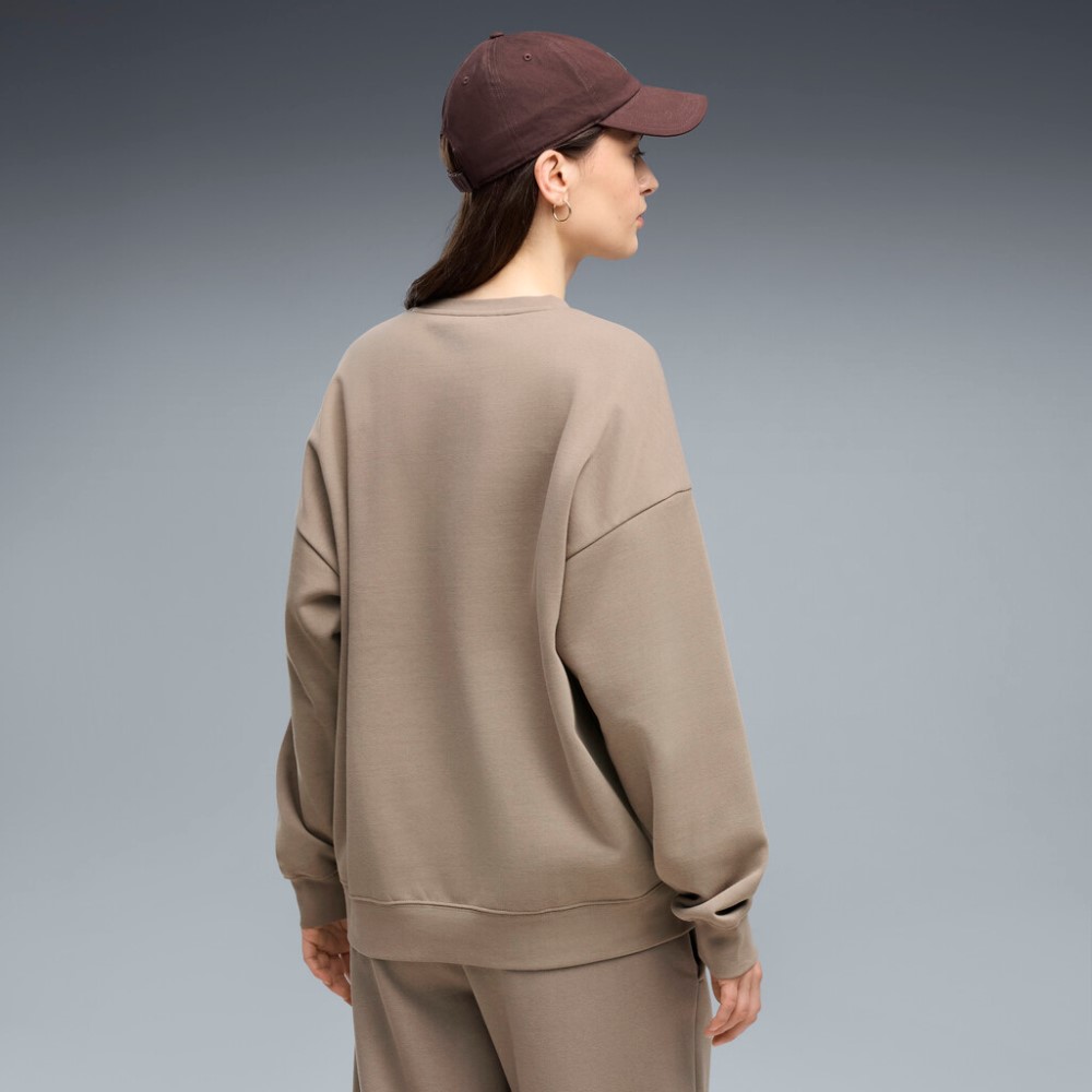 PUMA ESS PUMA LOGO OVERSIZED CREW FL