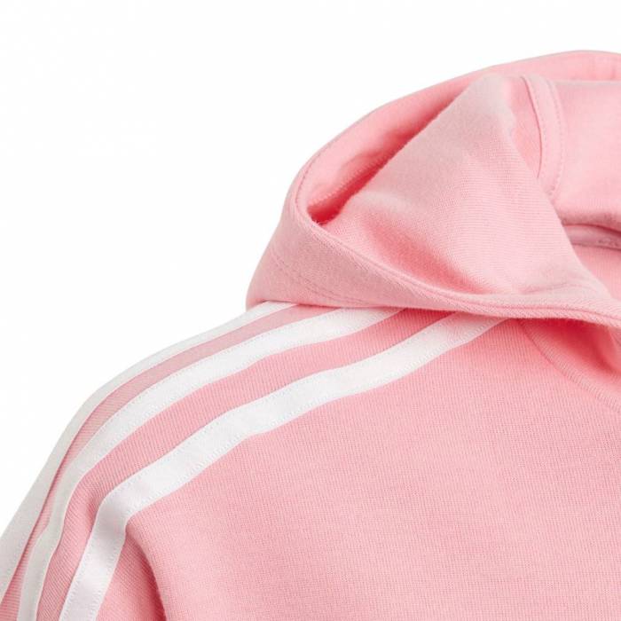 ADIDAS GIRLS MARBLE HOODED DRESS