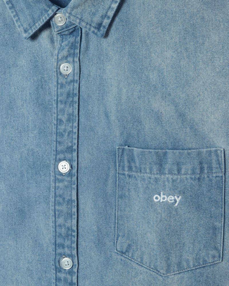 OBEY OWENS DENIM SHIRT