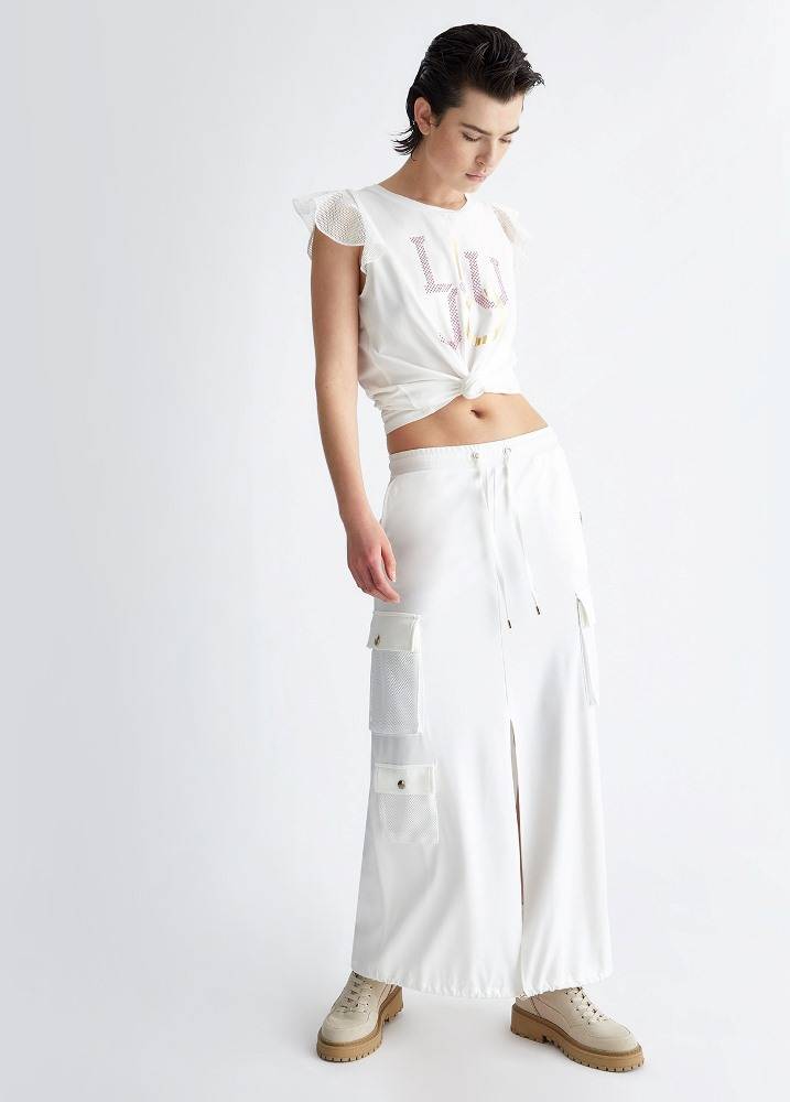 LIU JO LONG CARGO SKIRT