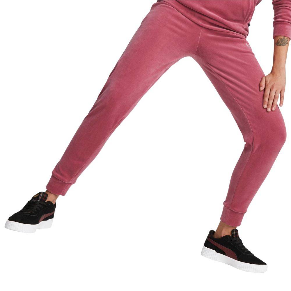 PUMA SSENTIALS+ VELOUR WOMENS PANT