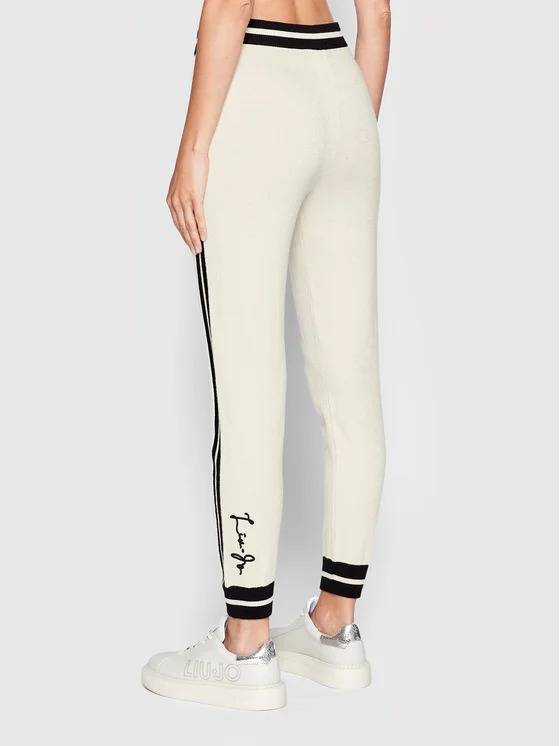 LIU JO LUREX KNITTED TROUSERS