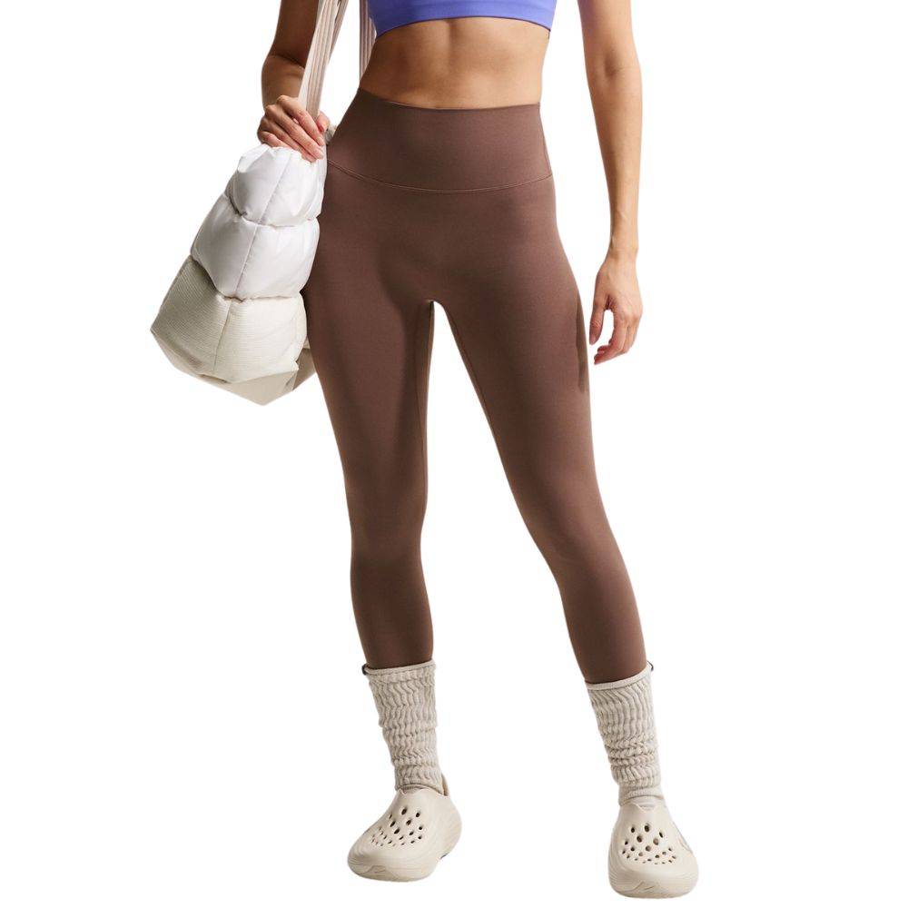 NIKE ZENVY HIGH-WAISTED NO-FRONT SEAM LEGGINGS