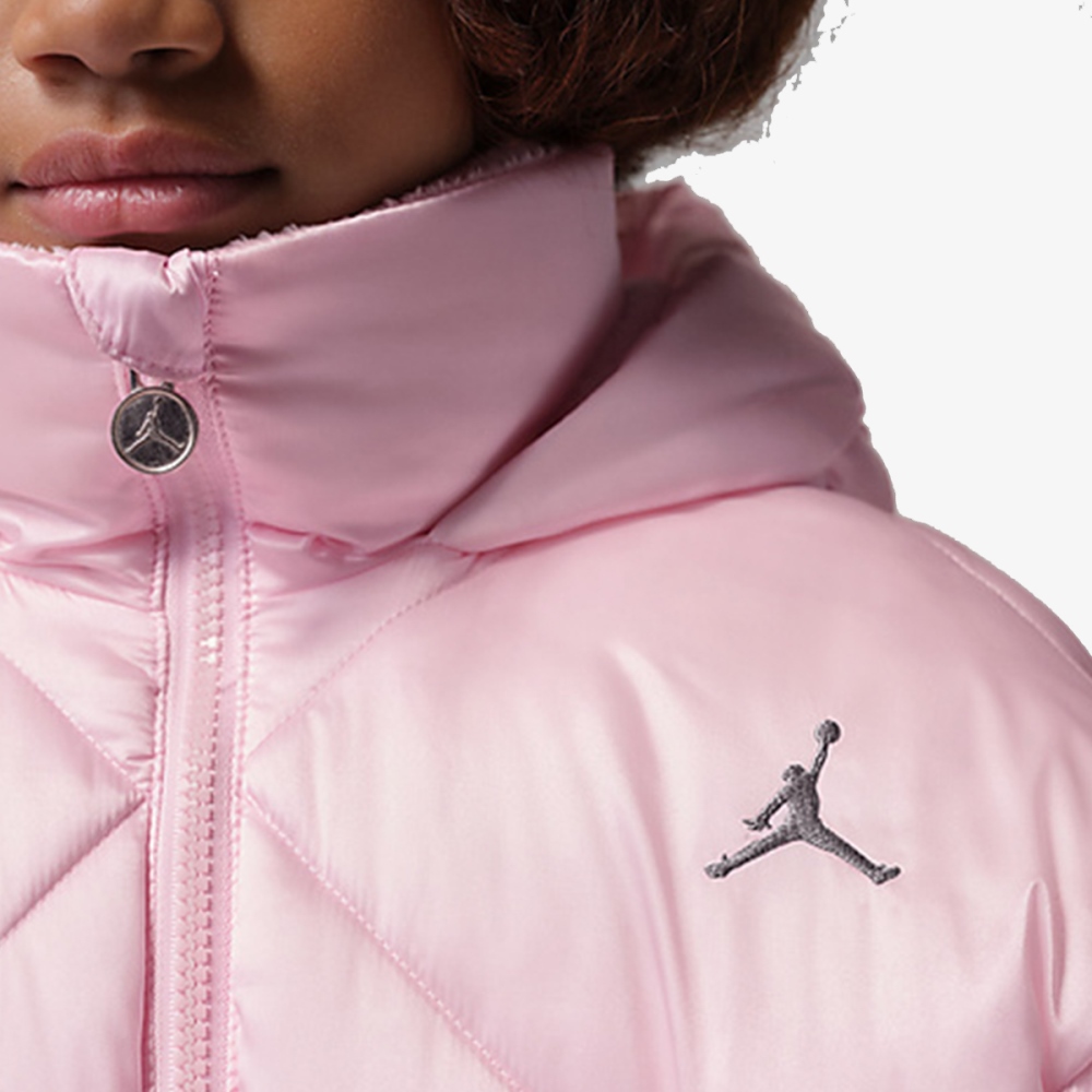NIKE JORDAN GIRLS DIAMOND QUILTED MW PUFFER