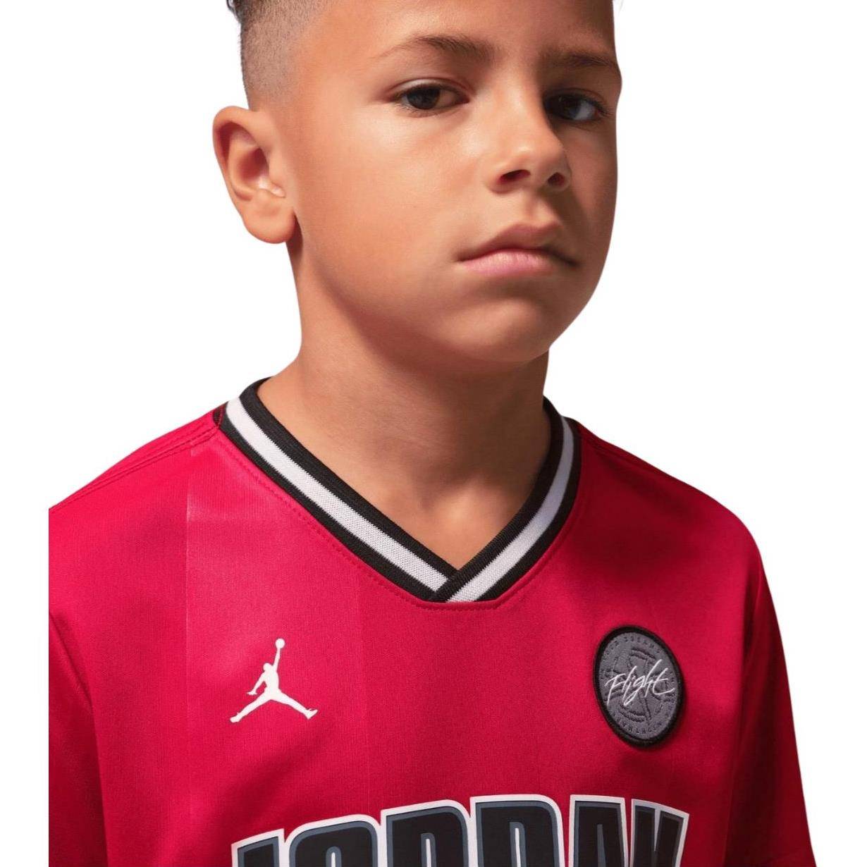 NIKE JORDAN LITTLE BOYS MJ SPORT JERSEY MESH SHORT SET