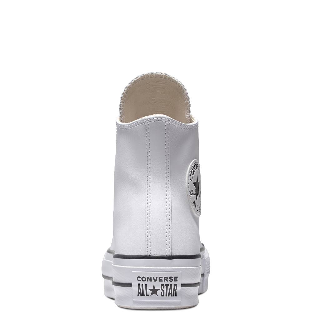 CONVERSE ALL STAR PLATFORM LEATHER HIGH-TOP
