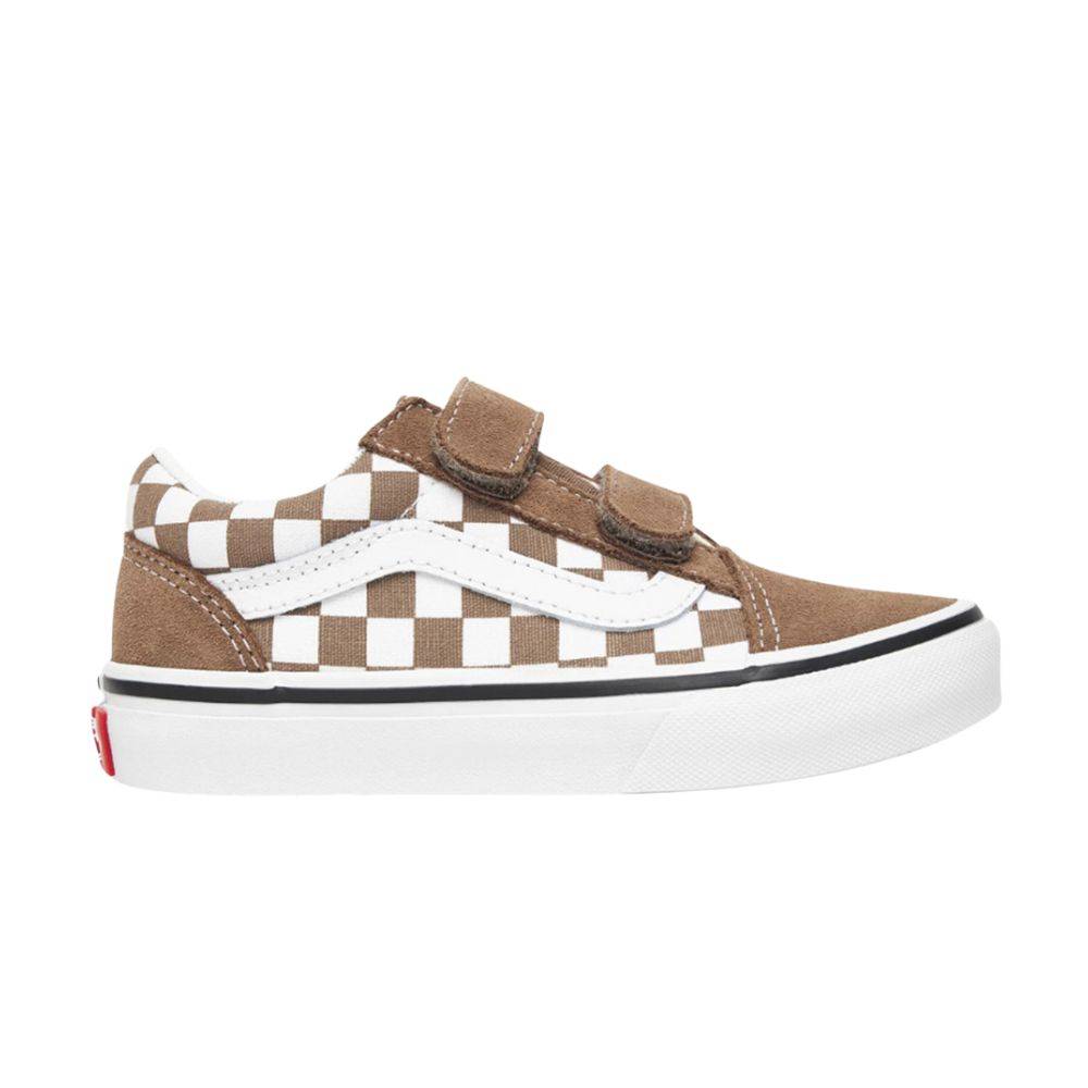 VANS LITTLE KIDS OLD SKOOL VELCRO SHOES