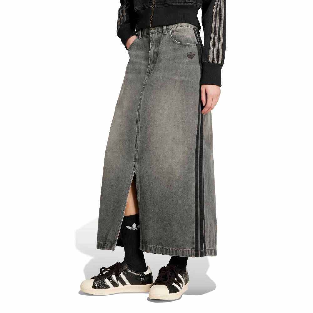 ADIDAS DENIM LONG SKIRT