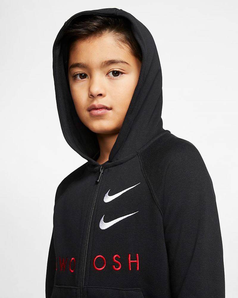 NIKE BOYS FRENCH TERRY SWOOSH HOODED