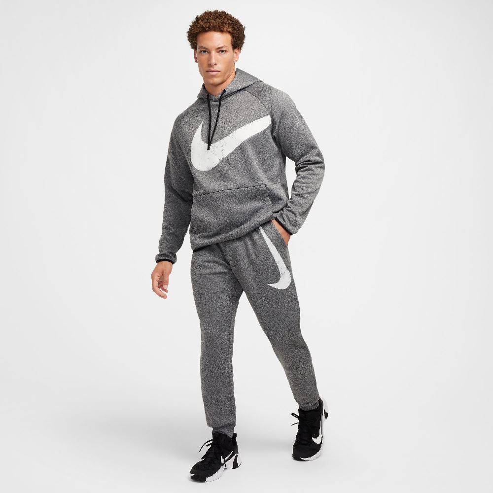 NIKE MENS SWOOSH THERMA-FIT FITNESS TROUSERS
