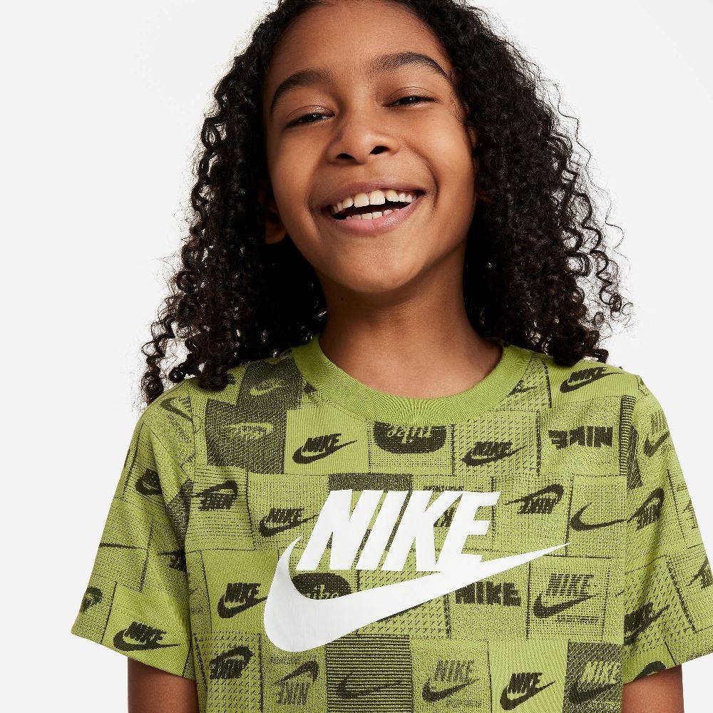 NIKE YOUTH CLUB SEASONAL ALL-OVER-PRINT TEE