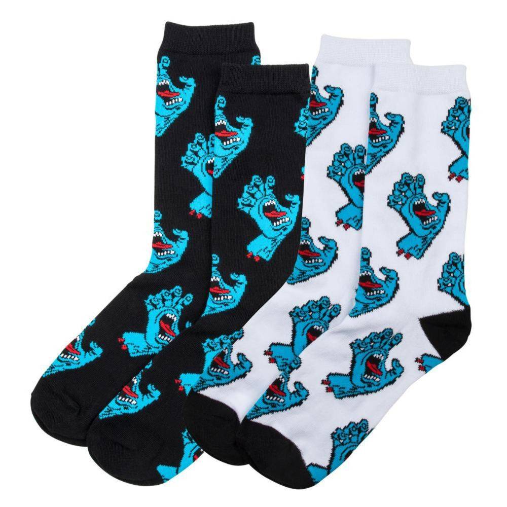 SANTA CRUZ YOUTH MULTI HAND SOCK (2 PACK)