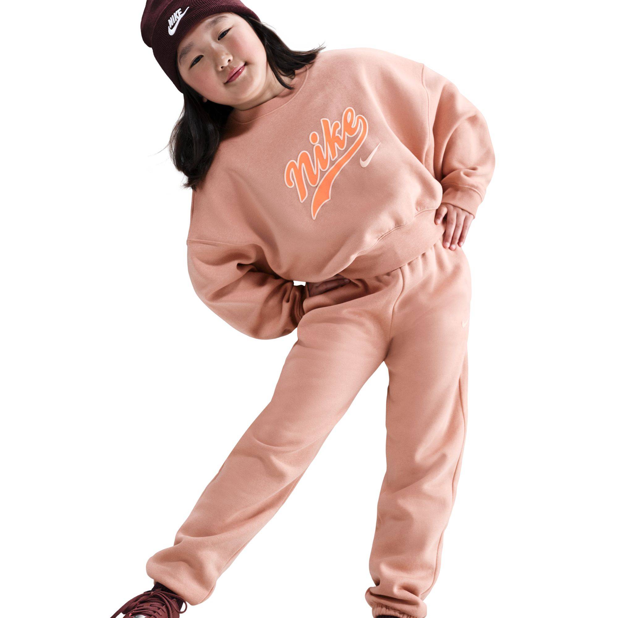 NIKE GIRLS SPORTSWEAR FLEECE CUFFED PANT