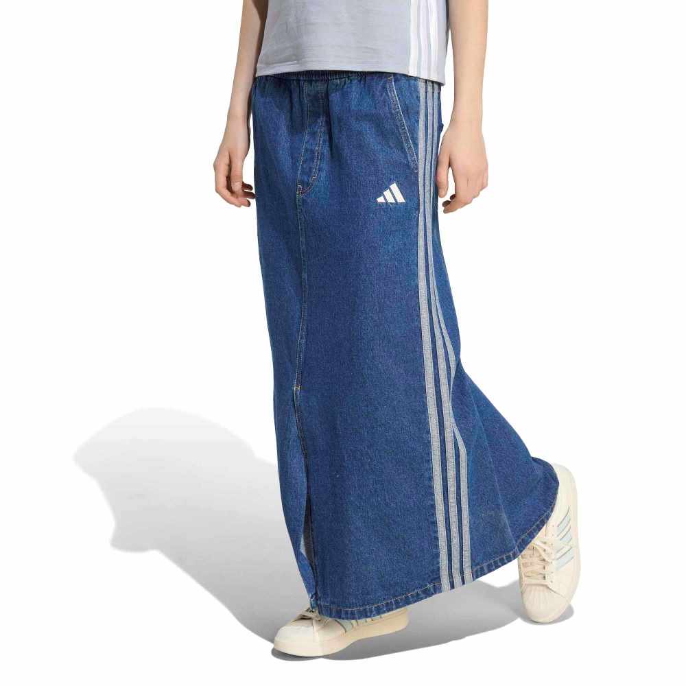 ADIDAS STADIUM WASHED DENIM LOOSE FIT SKIRT
