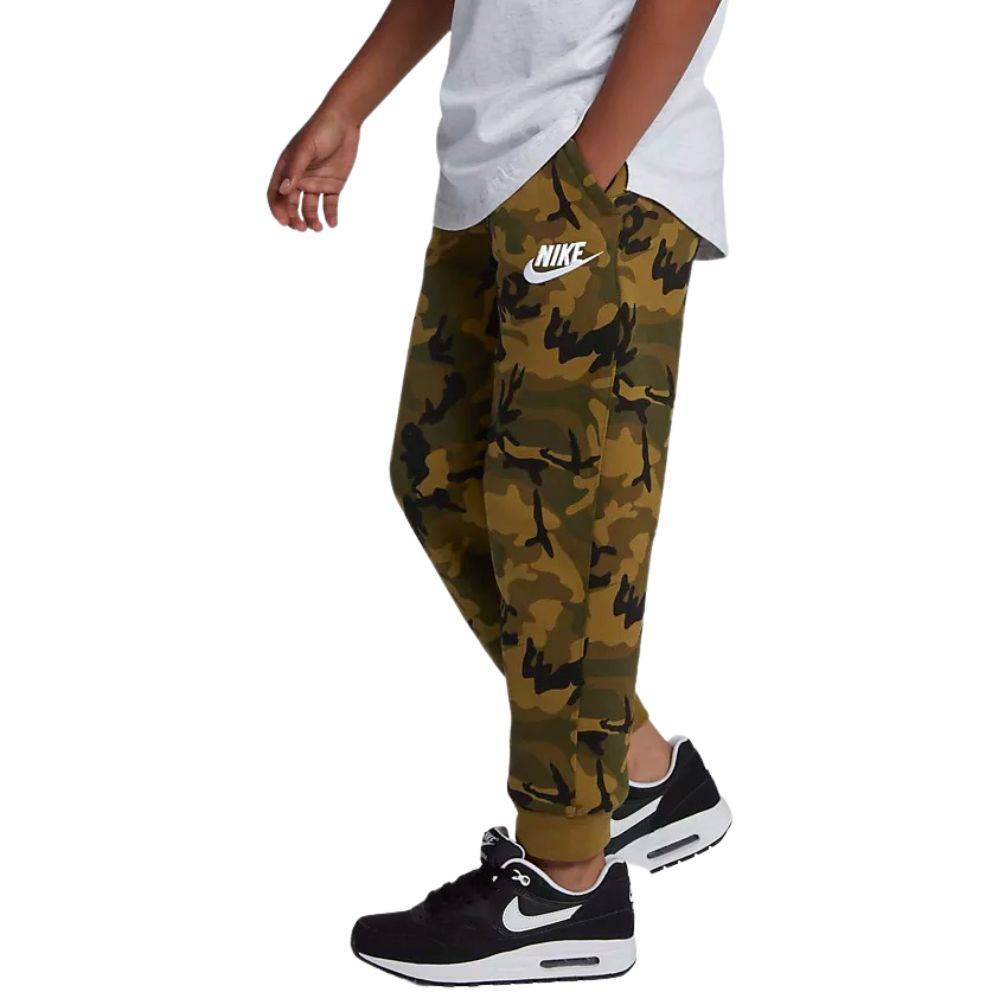 NIKE BOYS SPORTSWEAR FLEECE CAMO PANT